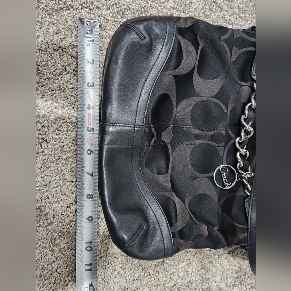 Coach Black Chain Crossbody/ Shoulder Bag - Picture 2 of 7